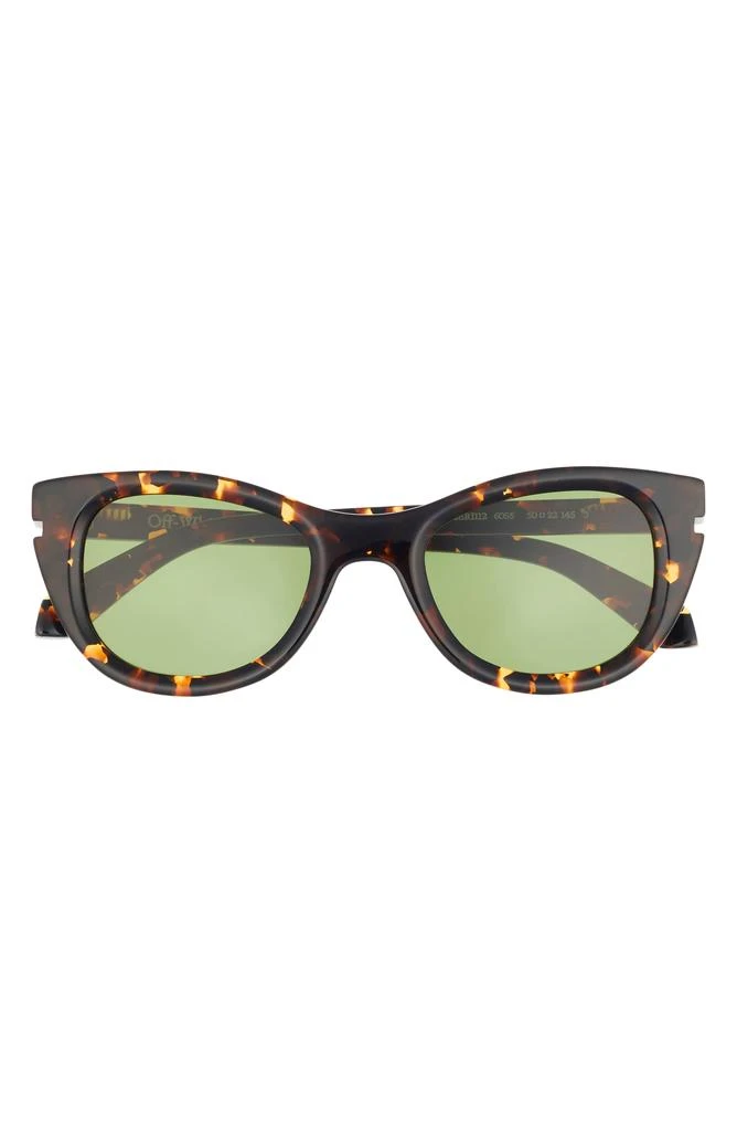 NWT Off-White Boulder Black Cat Eye 50mm Sunglasses Off-White Boulder OERI112 Wayfarer Sunglasses | Fashion  main image 2