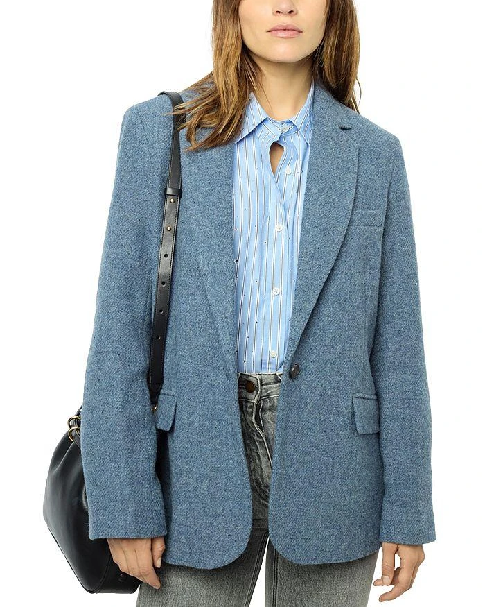 Gerard Darel Marine Single Breasted Blazer 1