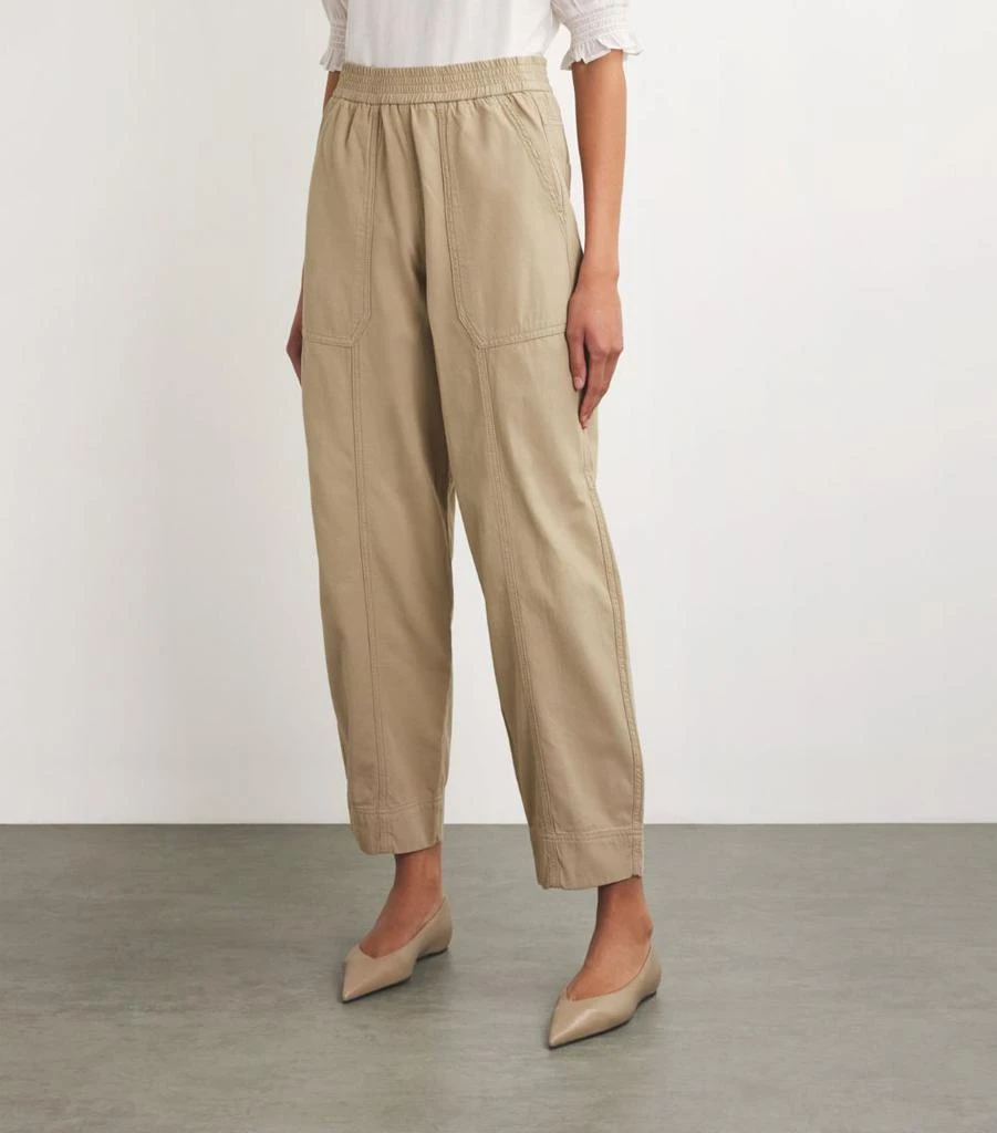 ME+EM Cotton Elasticated-Waist Trousers 3