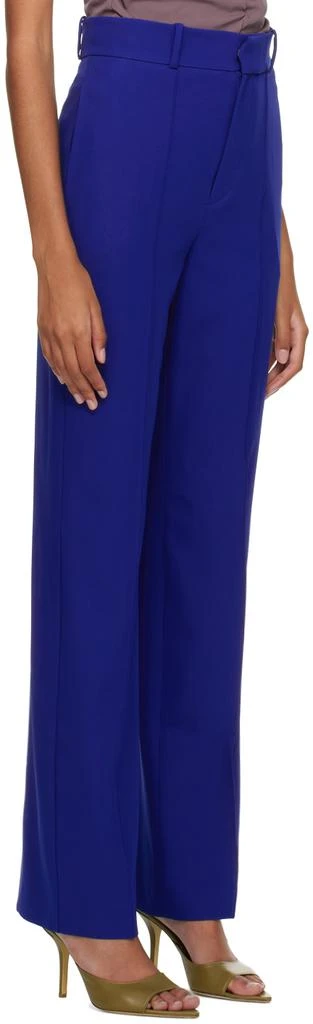 Yuzefi Blue Classic Tailored Trousers 2