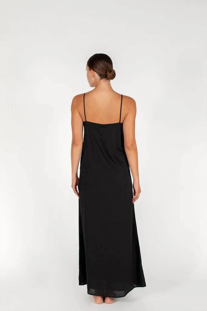 chinese dress ladies Elena Maxi Dress  Studio Silk Adjustable Ruffle Straps Medium