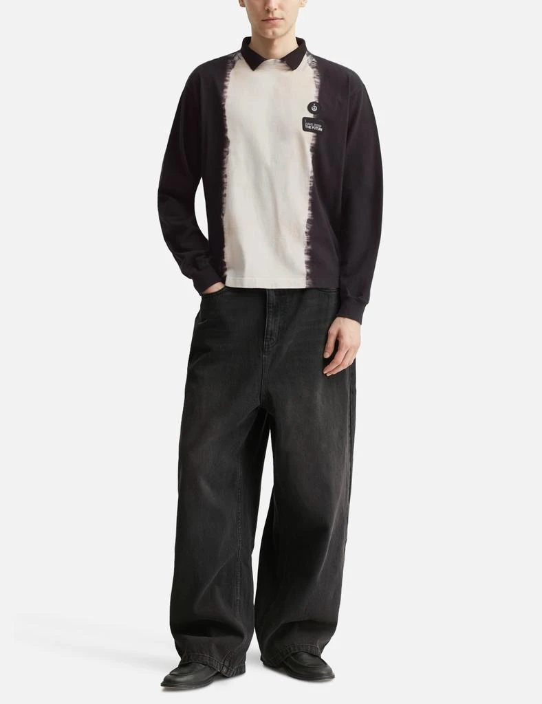 NÒMARHYTHM TEXTILE Hand Dye Polo Tee Shirt 4