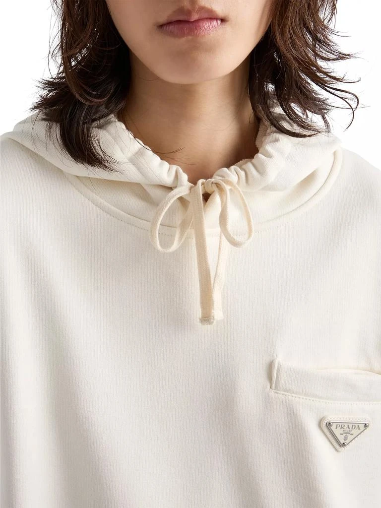 Prada Cotton Fleece Hoodie 4