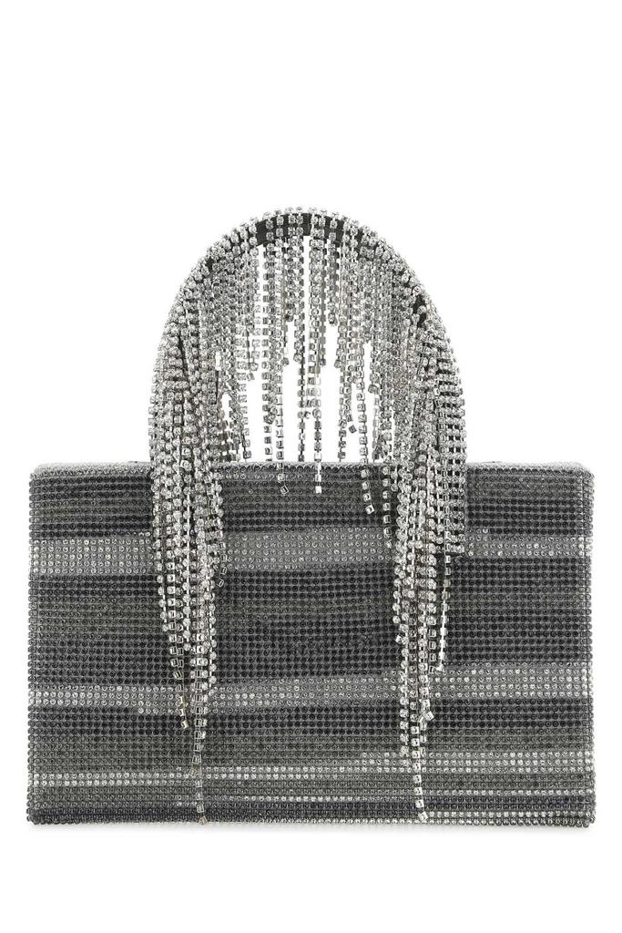 Kara Kara Embellished Fringed Top Handle Bag