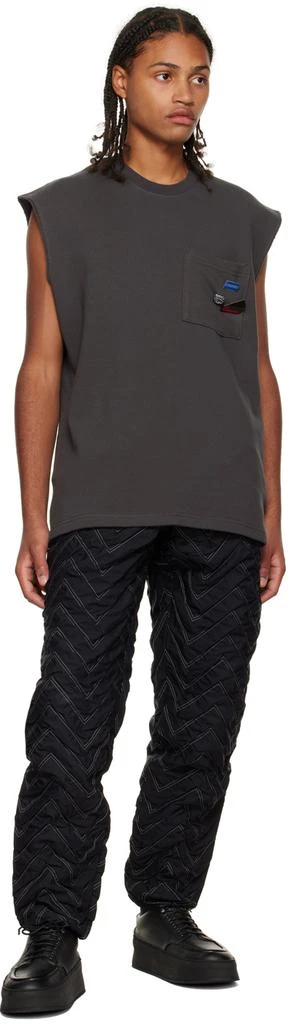 Song for the Mute Black Quilted Trousers 4