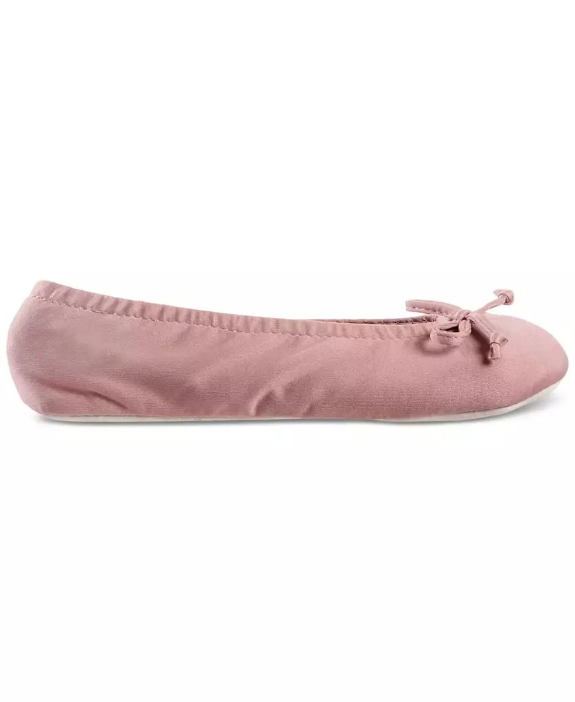 Isotoner Signature Women's Satin Ballerina Slippers 2
