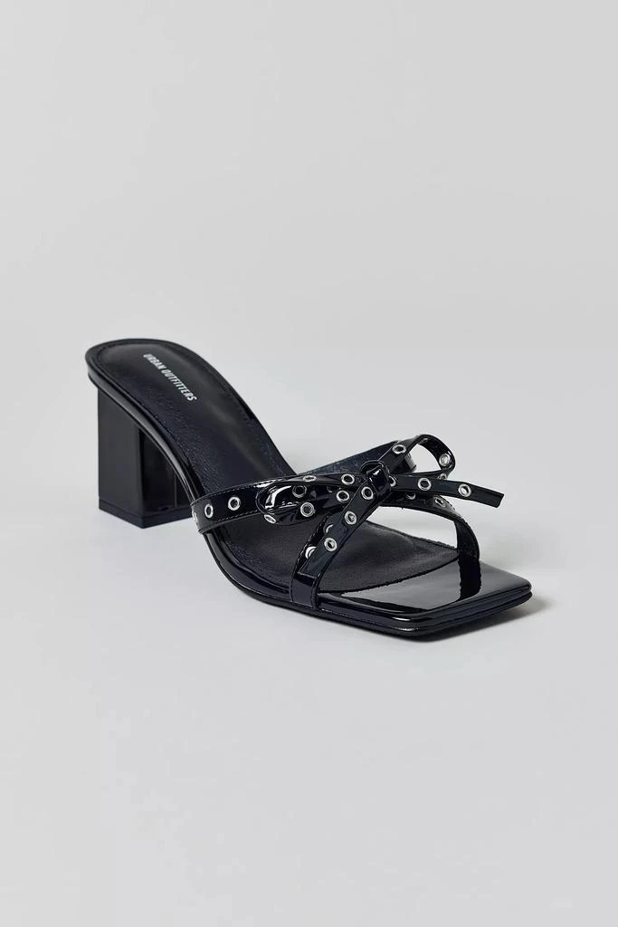 Urban Outfitters UO Charlie Rivet Bow Block Heel Sandal 4