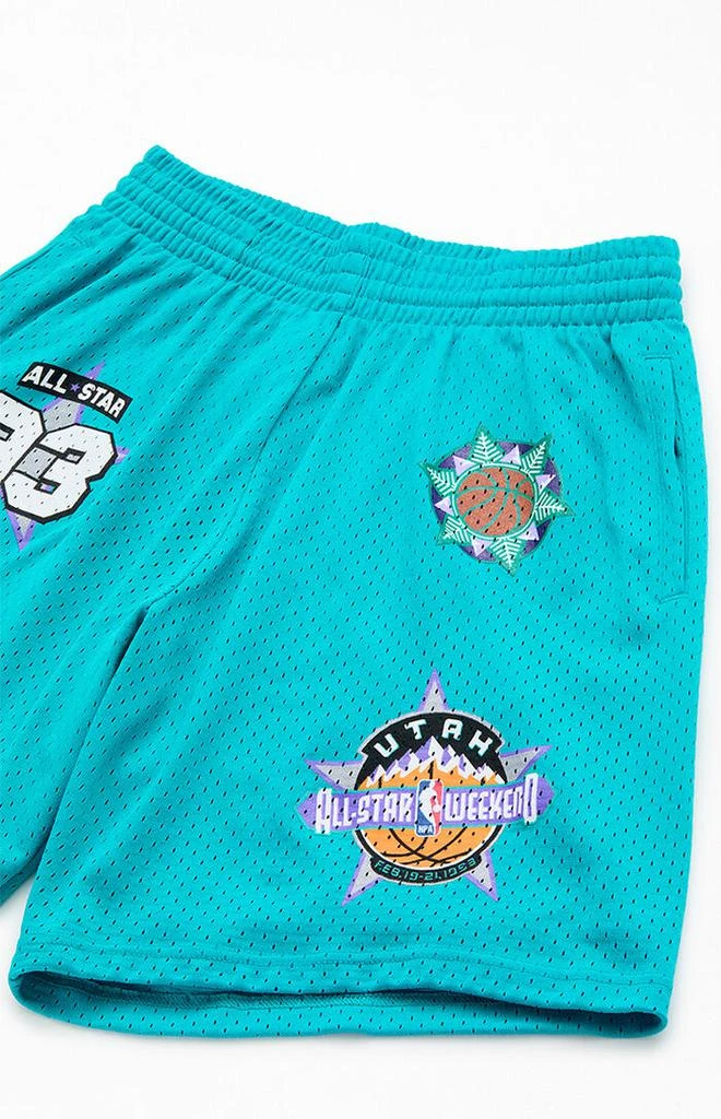 Mitchell & Ness NBA All-Star Game 1993 Utah Jazz Basketball Shorts 3