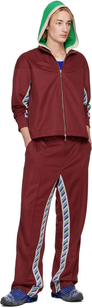 Asics NOVALIS Burgundy Styrax Track Jacket 4