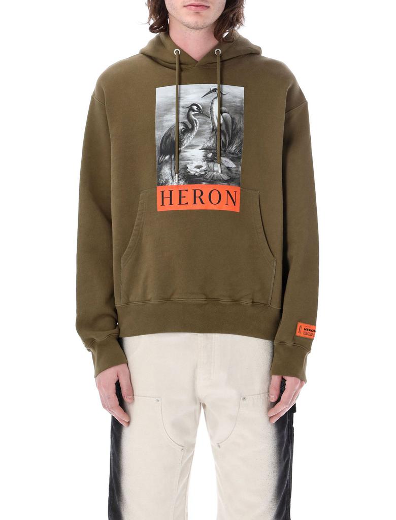 Heron Preston Camouflage Flaming Sleeve Hoodie - Hoodies