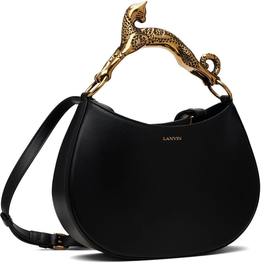 Lanvin Black Cat Leather Bag 2