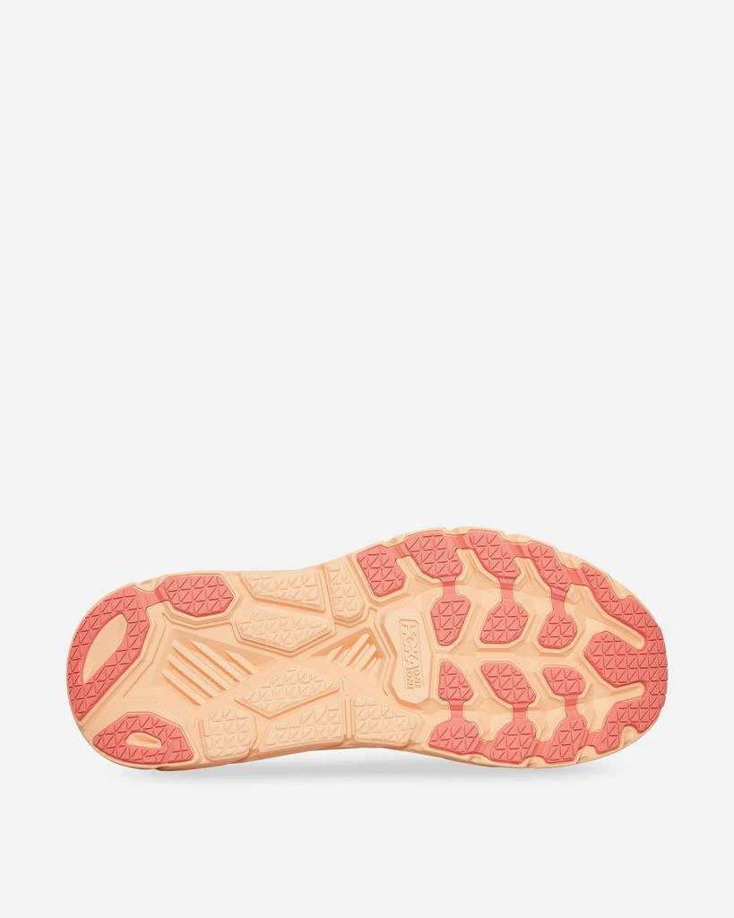 Hoka One One Vibrant Bloom Clifton LS Sneakers Cantaloupe / Electric Coral 5