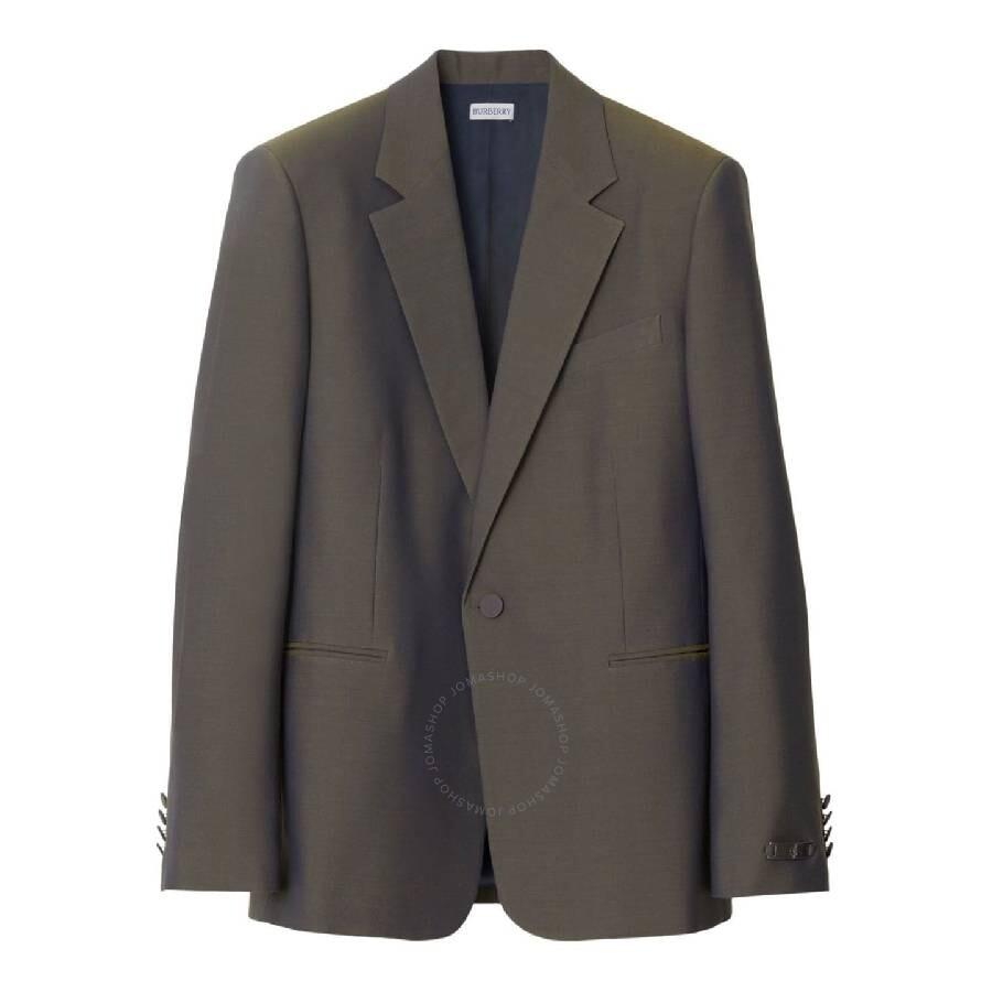 Burberry Men's Black Single Breasted Tailored Jacket - Suits