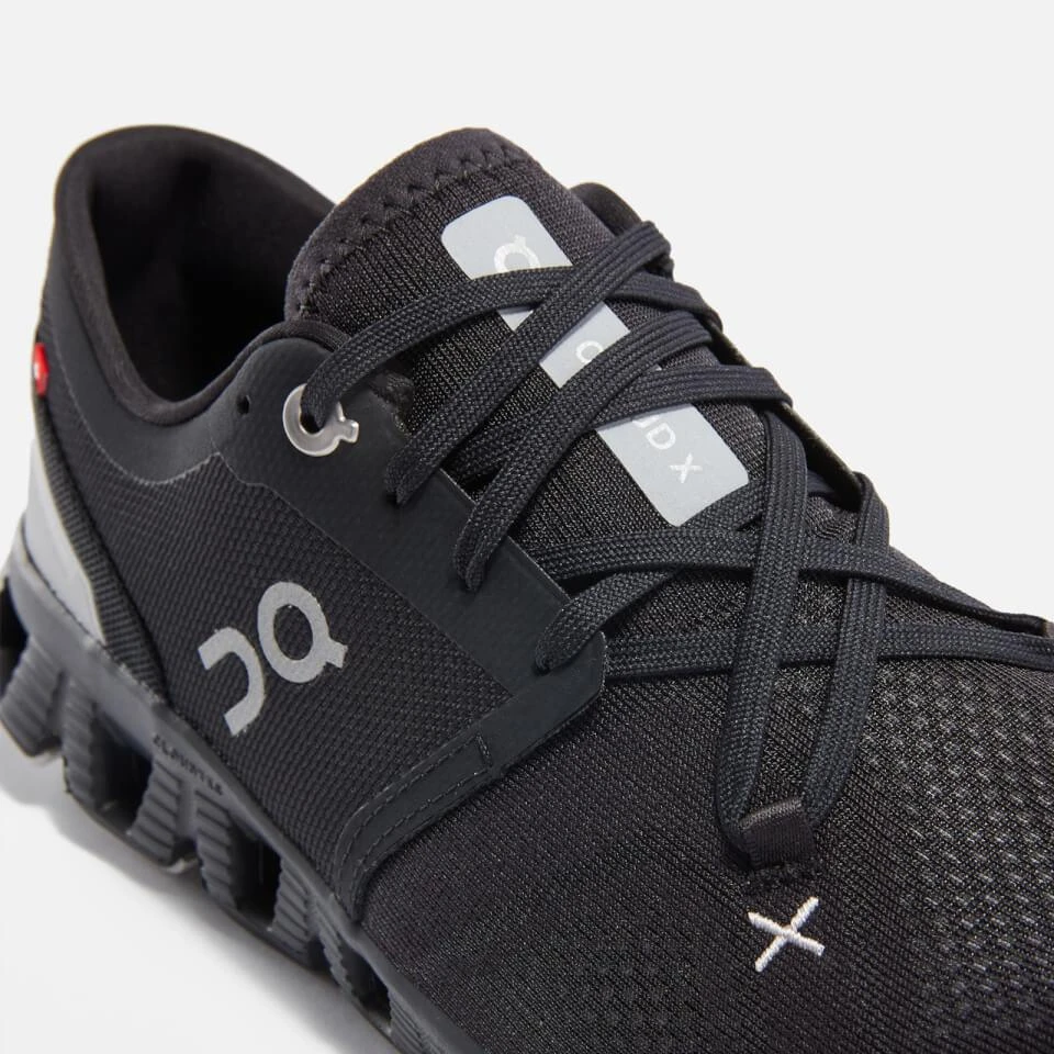 On ON CLOUD X 3 MESH RUNNING TRAINERS 4