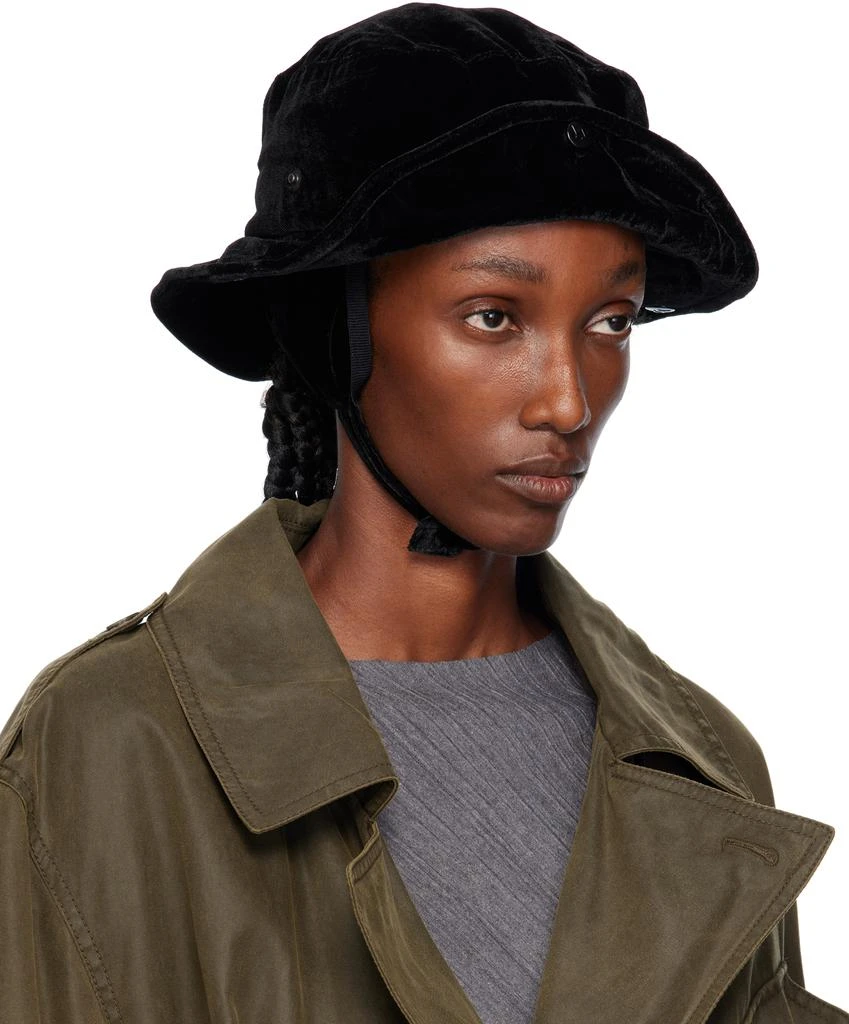 Bucket Hat Womens Hats With Ear Flaps Black Detachable Ear Flap