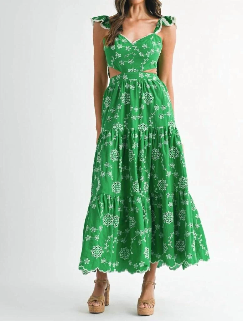 Blair Dress In Green  On Sale Now with Up to 47% Off | Discover Exclusive  Deals & Savings at BeyondStyle  Authentic Floraison Lane women|clothing| dresses with Limited-Time Discounts, Free Shipping, and