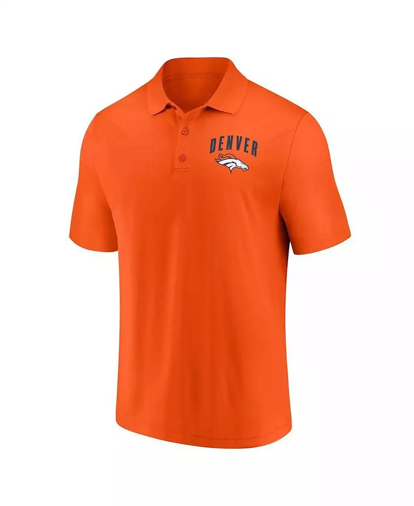 Fanatics Men's Denver Broncos Lockup Two-Pack Polo Shirt Set 3