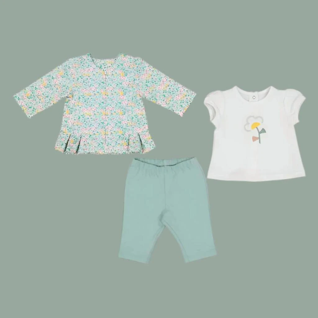 Mayoral Mayoral - Meadow Blossoms 3-Piece Outfit Set 3
