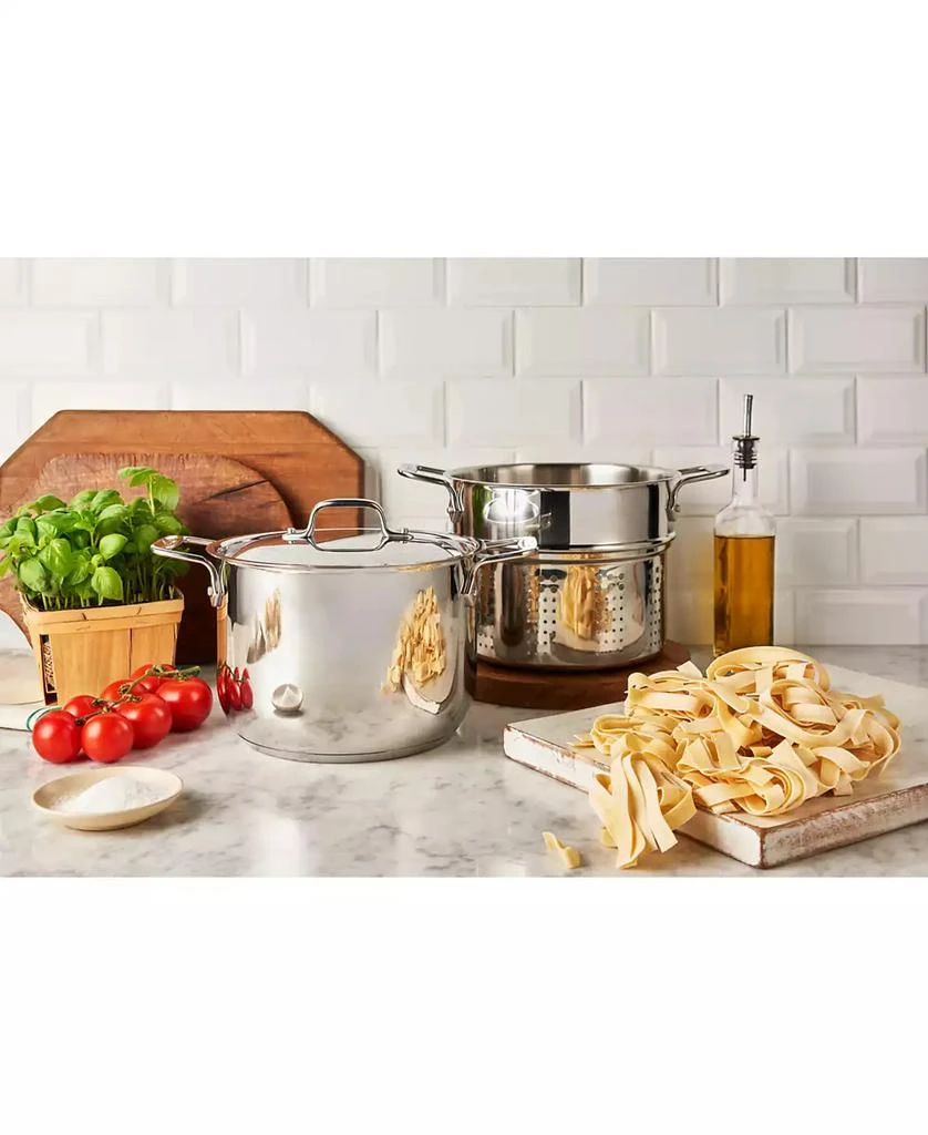 All-Clad Stainless Steel 6 Qt. Covered Multi-Pot with Pasta Insert 3
