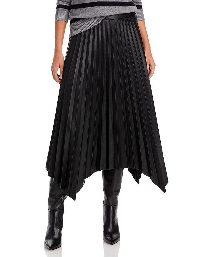 Tahari Pleated Midi Skirt 1