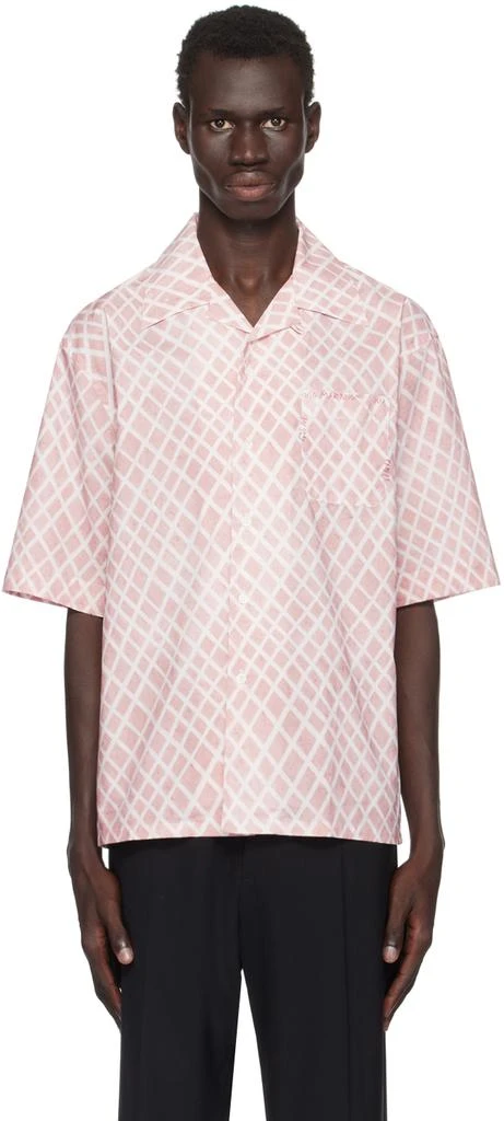 Marni Pink & White Check Shirt 1