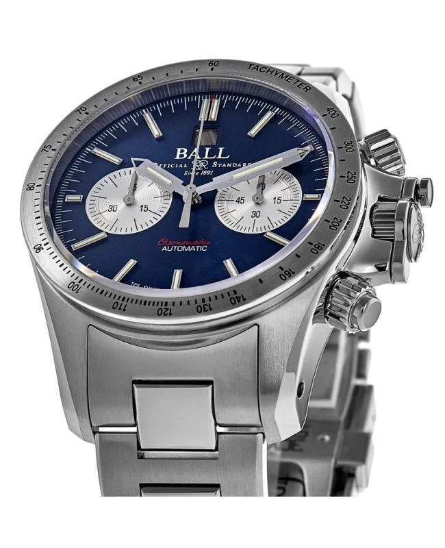 BALL Watch Ball Engineer Hydrocarbon Racer Chronograph Blue Dial Steel Men's Watch CM2198C-S2CJ-BE 2