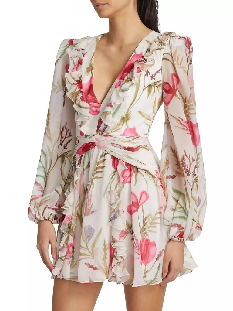 PatBO Viera Balloon-Sleeve Minidress 4