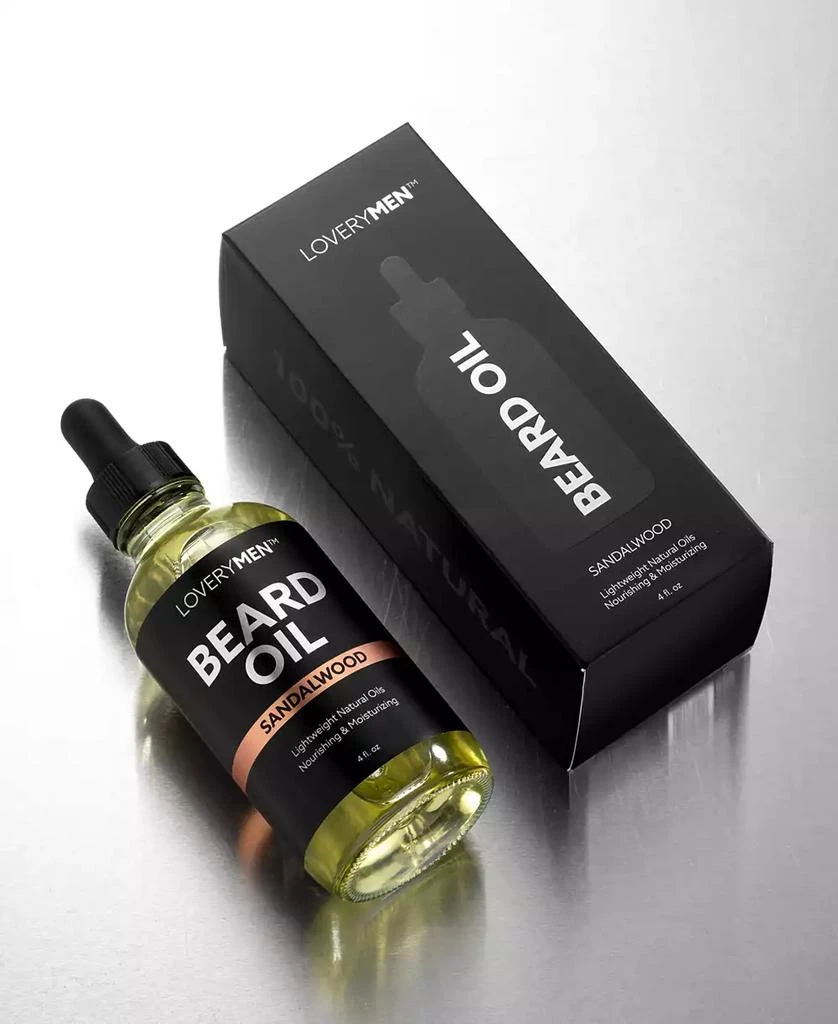 Lovery LoveryMen Sandalwood Beard Oil, 4 oz. 5