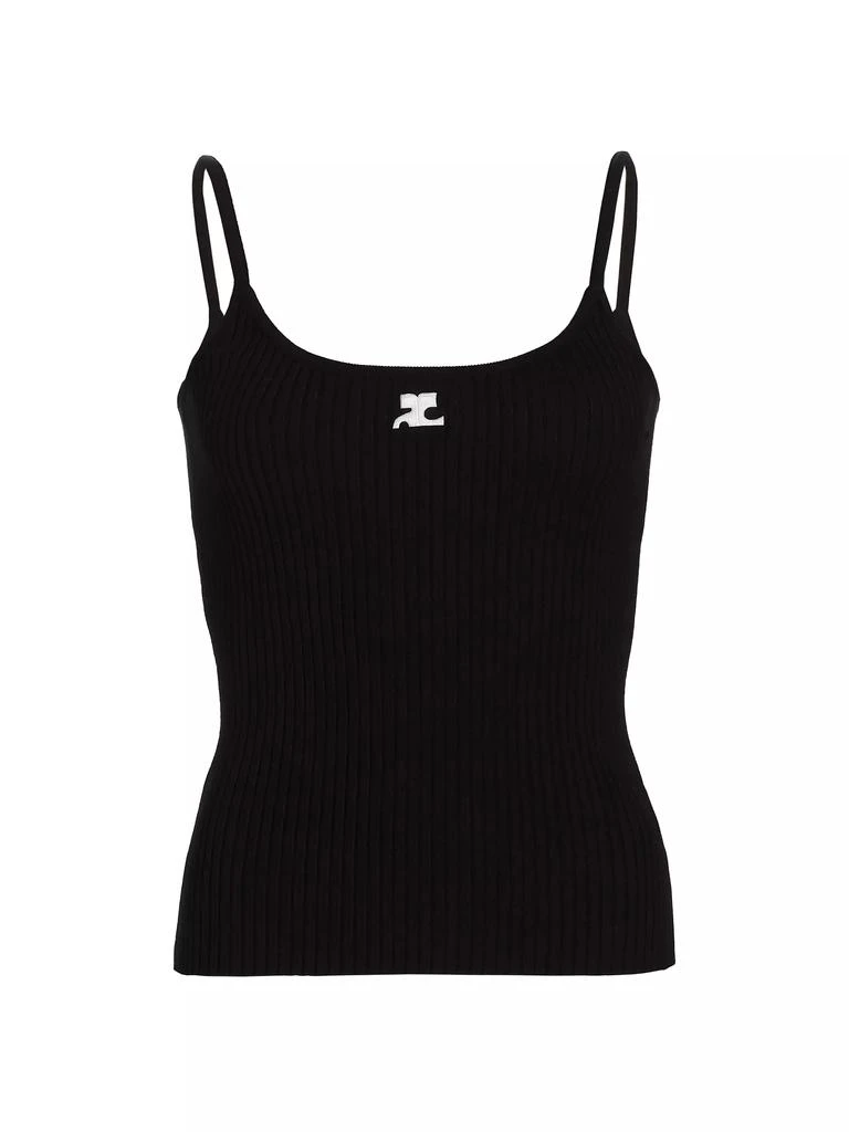 courreges Re-Edition Rib-Knit Tank 1