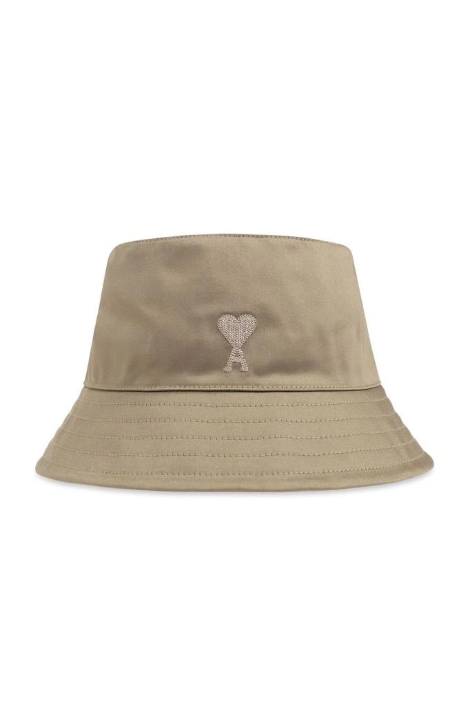 AMI AMI Paris Ami de Coeur Logo Embroidered Bucket Hat 1