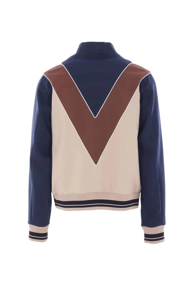 Valentino Valentino Zip-Up Long-Sleeved Sweatshirt 2