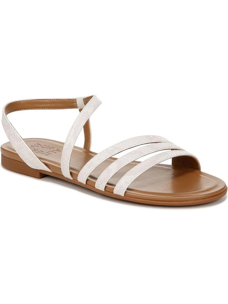 Naturalizer SALMA Womens Faux Leather Strappy Flatform Sandals 1