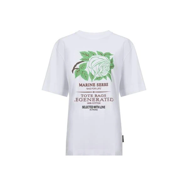 MARINE SERRE Printed cotton T-shirt 1
