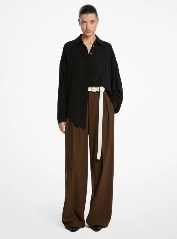 Michael Kors Silk Georgette Oversized Shirt 1