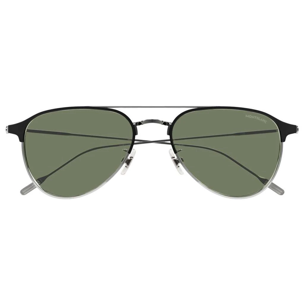 MontBlanc Montblanc Men's Grey Aviator Sunglasses 2