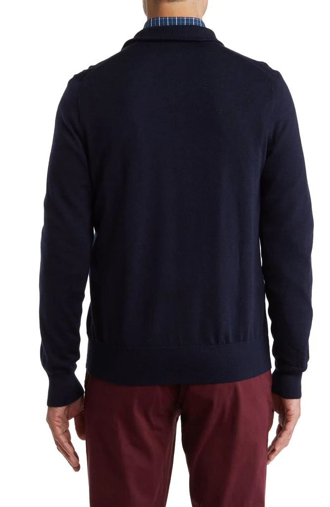 Brooks Brothers Merino Wool Half Zip Sweater 2