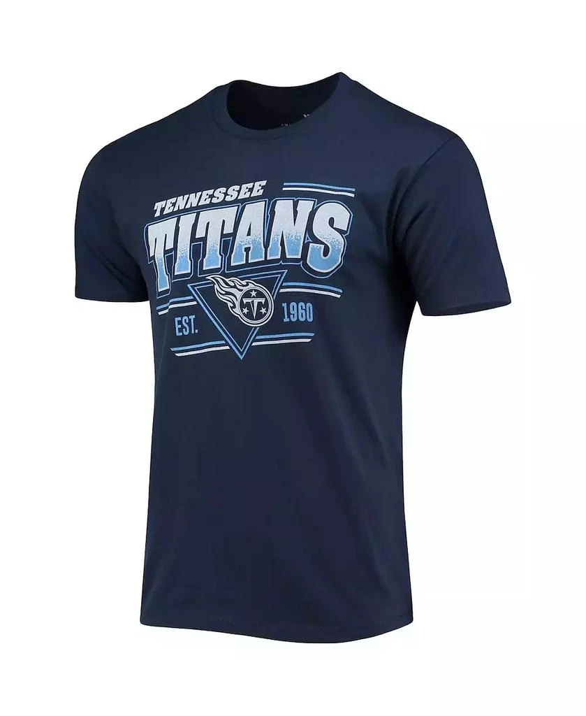 Junk Food Men's Navy Tennessee Titans Throwback T-shirt 3