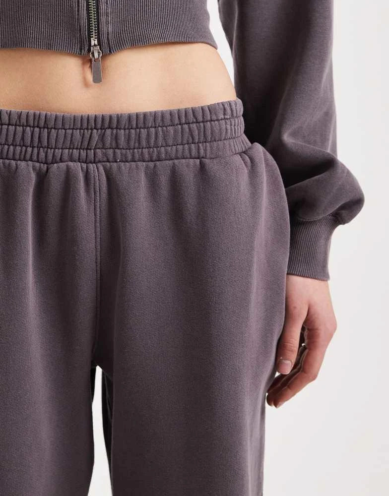 Cotton On Cotton On fleece wide leg sweatpant in violet grey 2