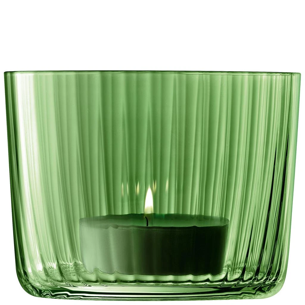 LSA International Gems tealight holder h6cm assorted jade x 4 3