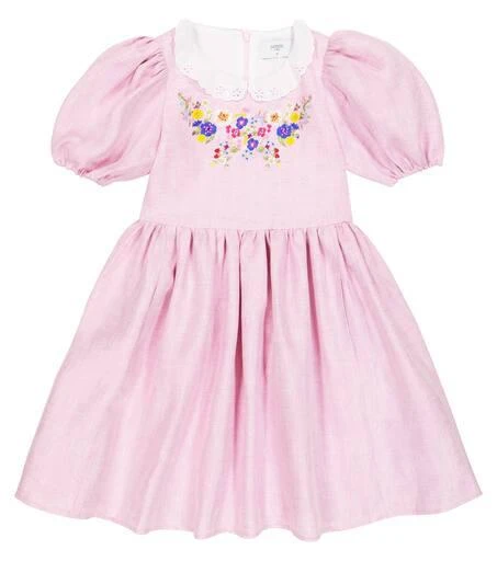 Paade Mode Embroidered linen dress 1