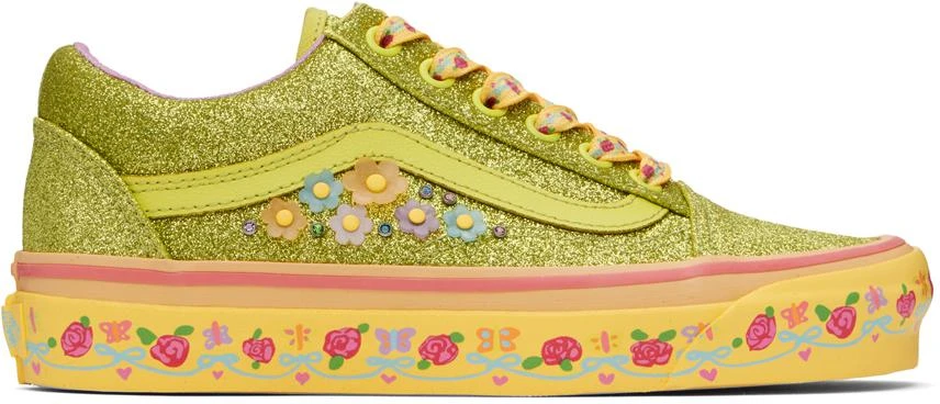 Vans Green Susan Alexandra Edition Old Skool 36 DX Sneakers 1