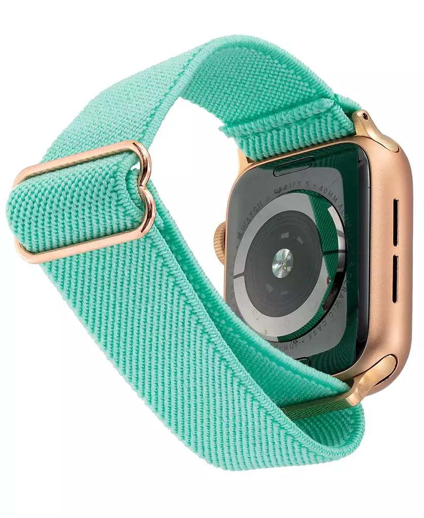 WITHit Teal Woven Elastic Band designed for Apple Watch® 42mm (Series 10) & 38/40/41mm 3