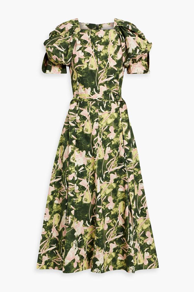 3.1 Phillip Lim Floral-print cotton-poplin midi dress