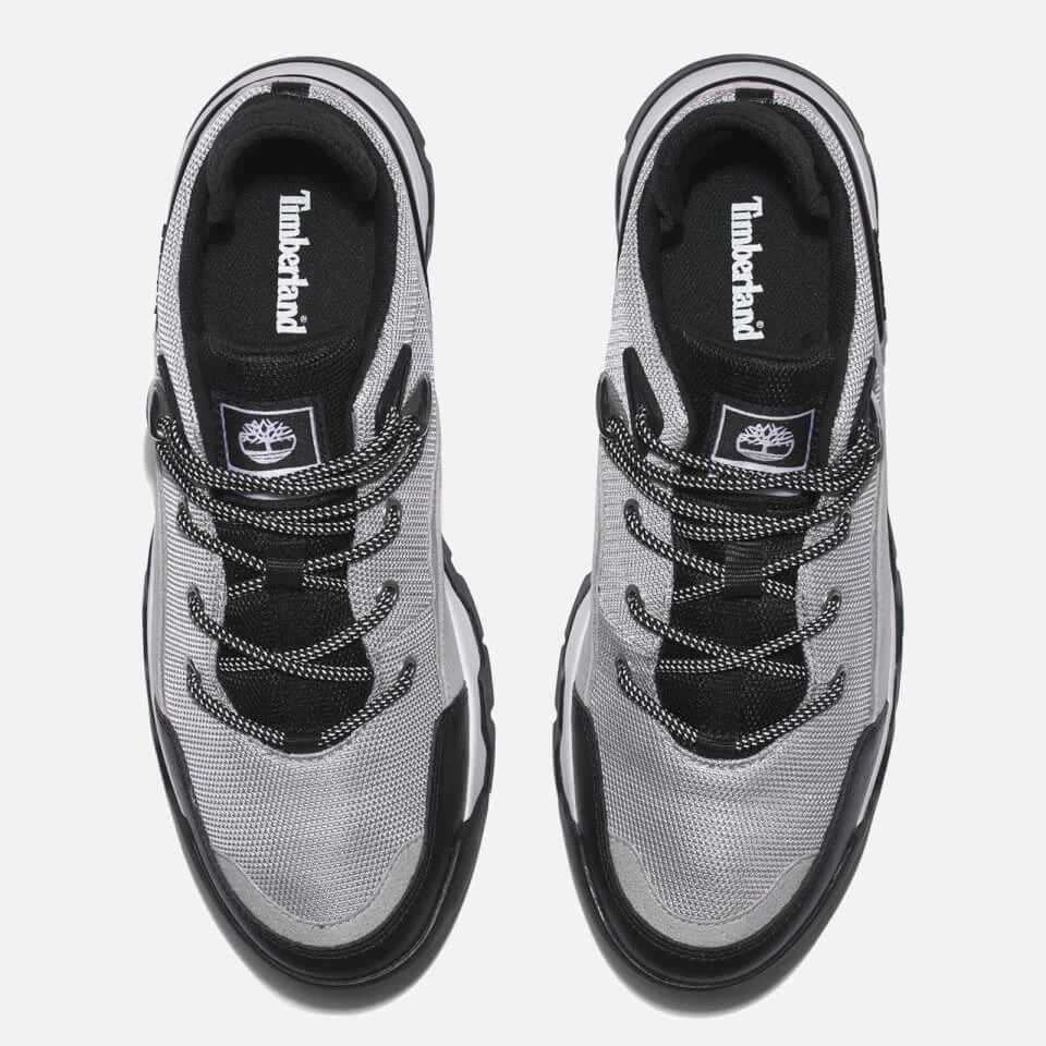 Timberland TIMBERLAND WOMEN'S EURO SWIFT F/L LOW NUBUCK TRAINERS - LIGHT GREY 3