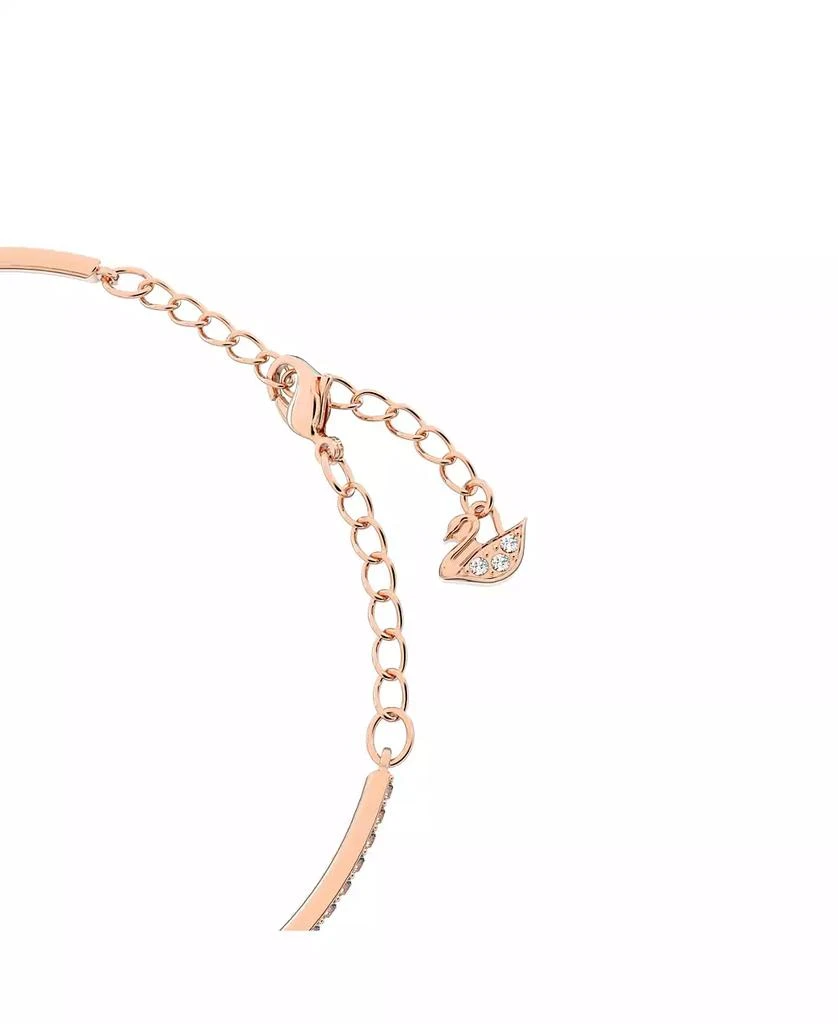 Swarovski Sparkling Dance Oval Round Cut Rose Gold Tone Plated Bracelet 3