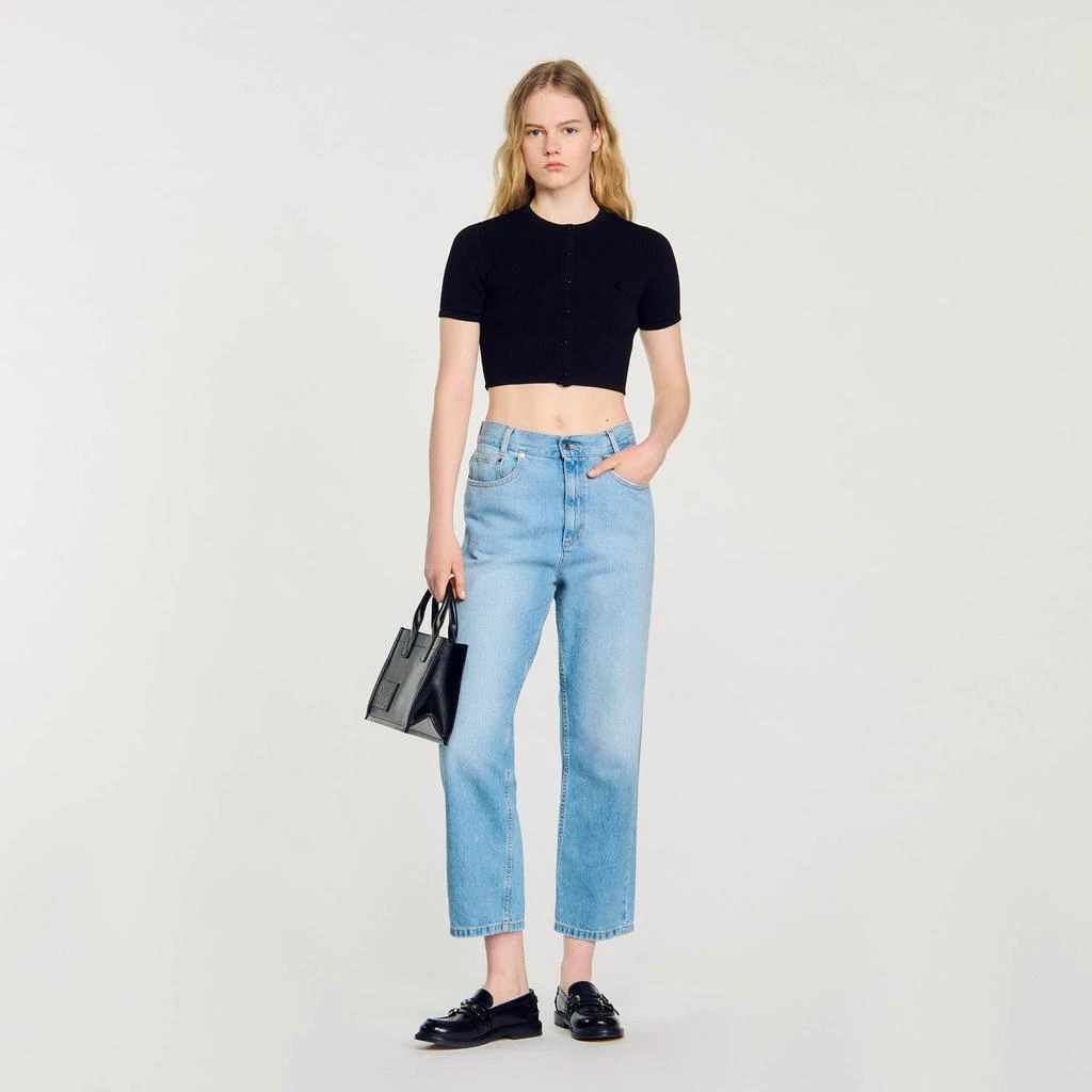 Sandro Cropped cardigan 1