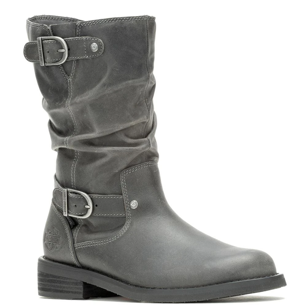 Harley Davidson Almand 9" Round Toe Zippered Boots 2