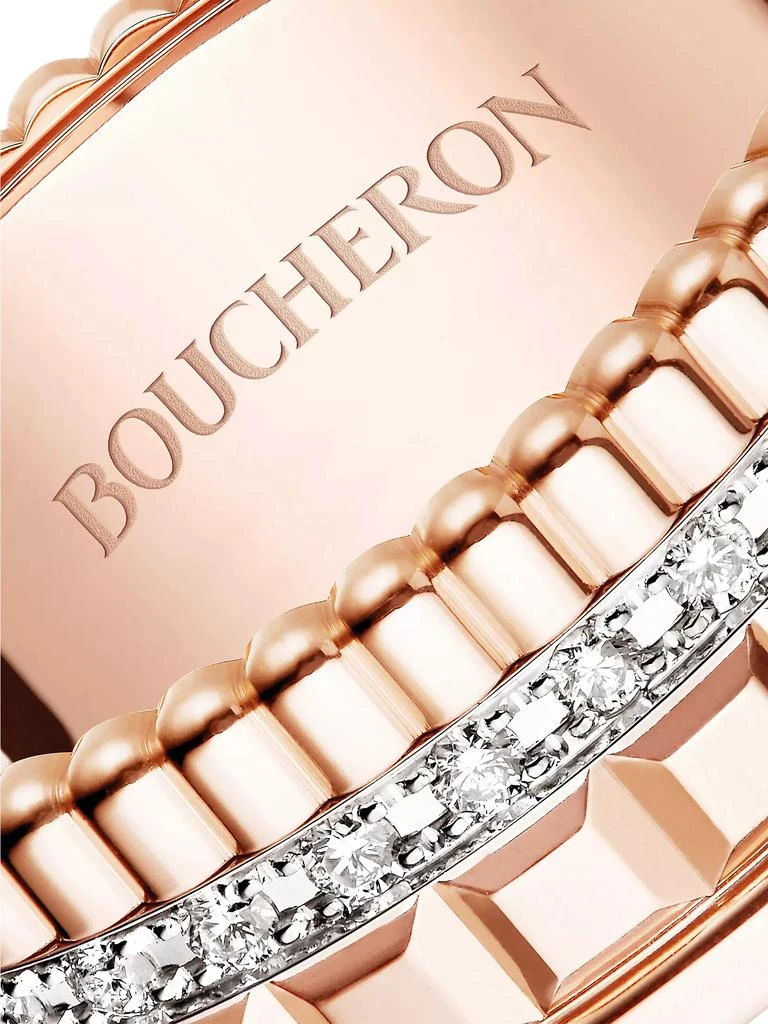 Boucheron Quatre Two-Tone 18K Gold &amp; 0.24 TCW Diamond Ring 3