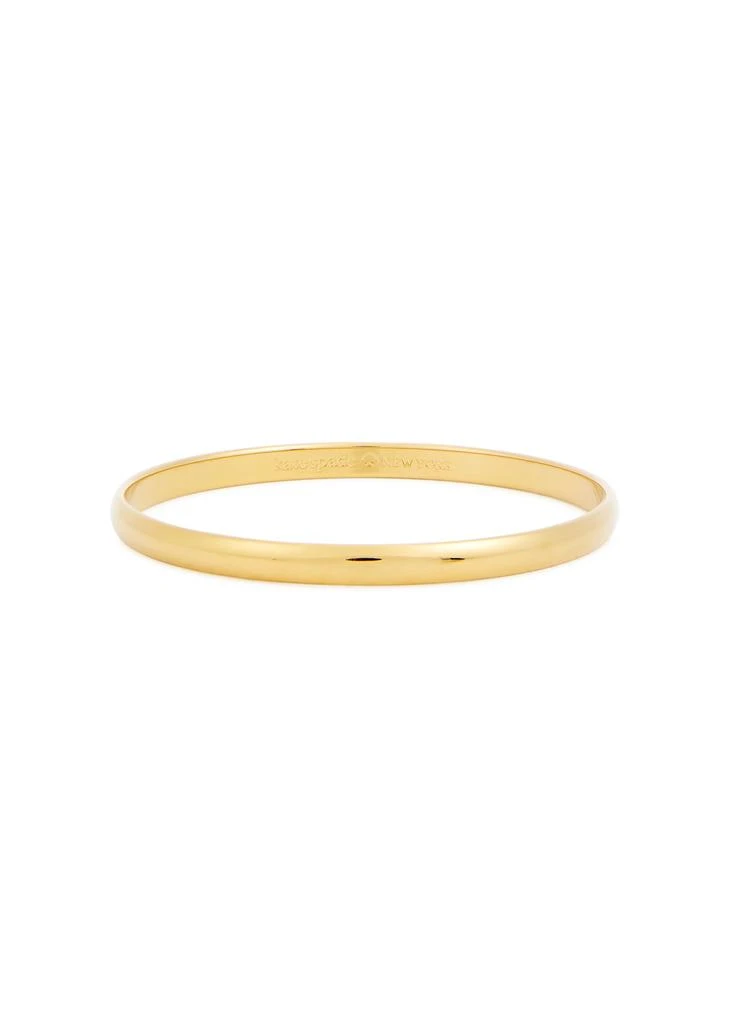 Kate Spade Idiom 14kt gold-plated bangle 1