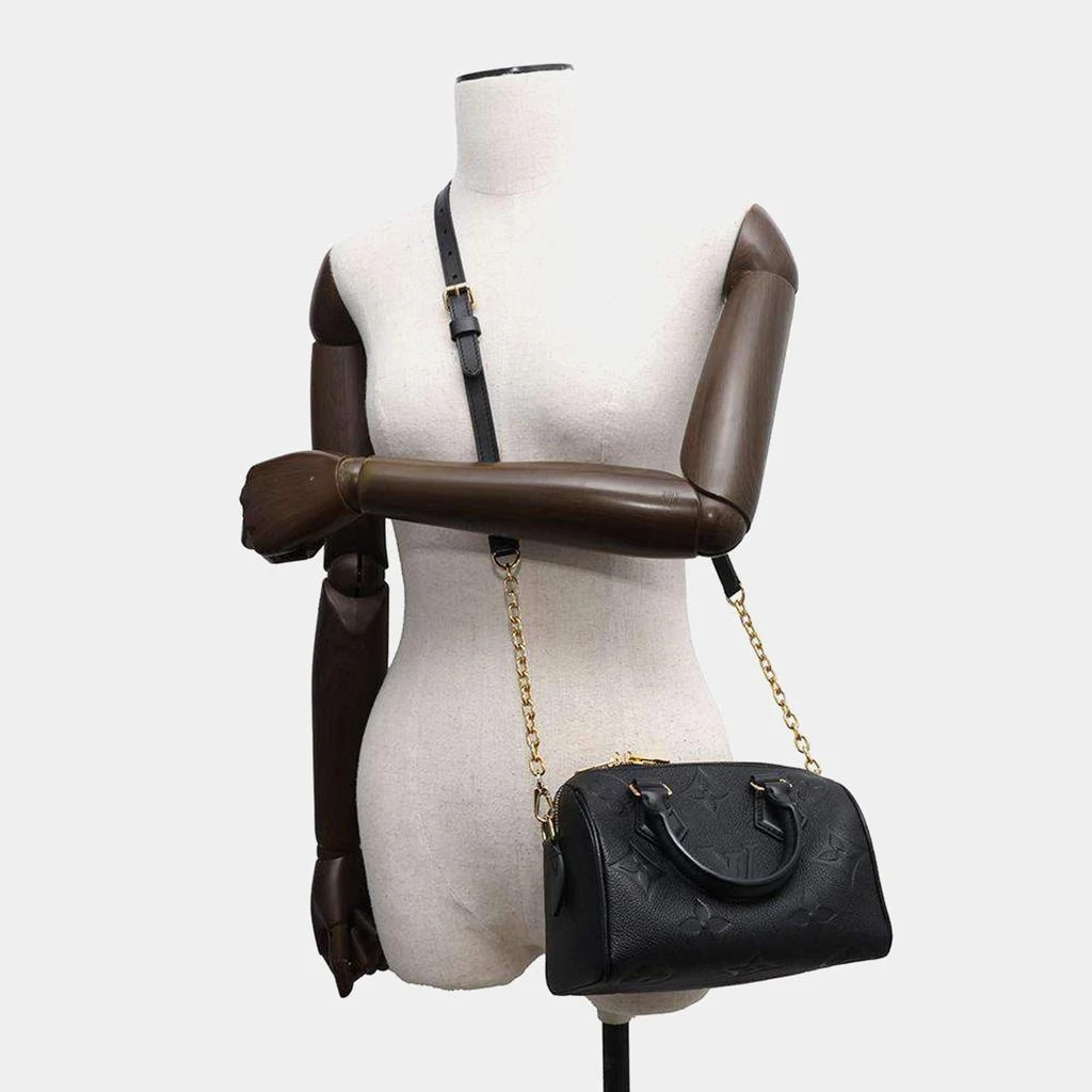 Louis Vuitton Louis Vuitton Noir Monogram Empreinte Leather Speedy Bandouliere 20 Handbag 3